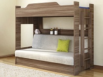 картинка Двухъярусная кровать с диваном интернет-магазин ГлавМебель